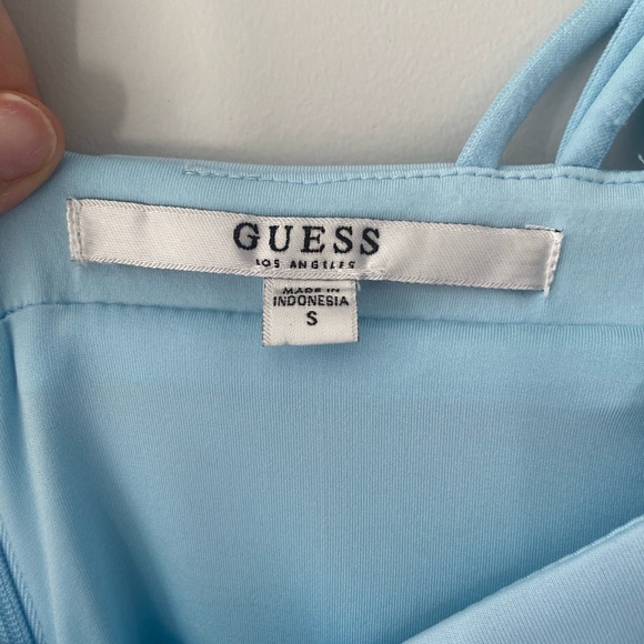 Guess baby blue ruffle top dress - Picture 3 of 5